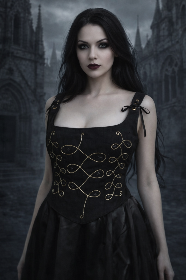 couture d'idées bustier brodé