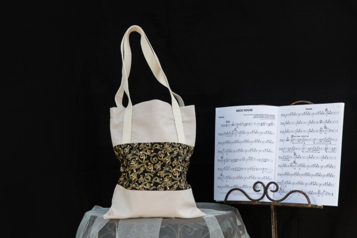 sac coton thème musique